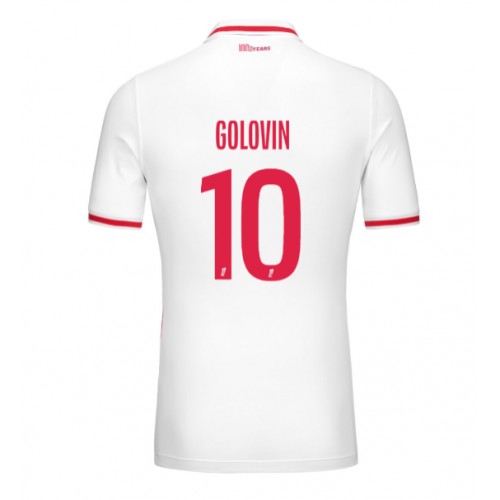 Dres AS Monaco Aleksandr Golovin #10 Domaci 2024-25 Kratak Rukav